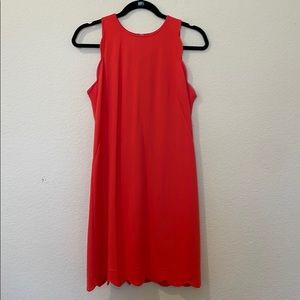 Vince Canute short orange dress with shell lining